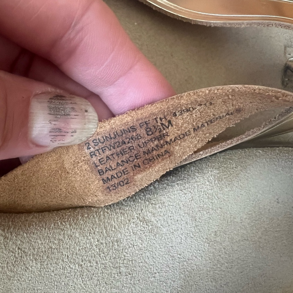 G. H. Bass & Co. Leather Upper womens 8.5 Sunjuns Sandals, good condition - Picture 6 of 12